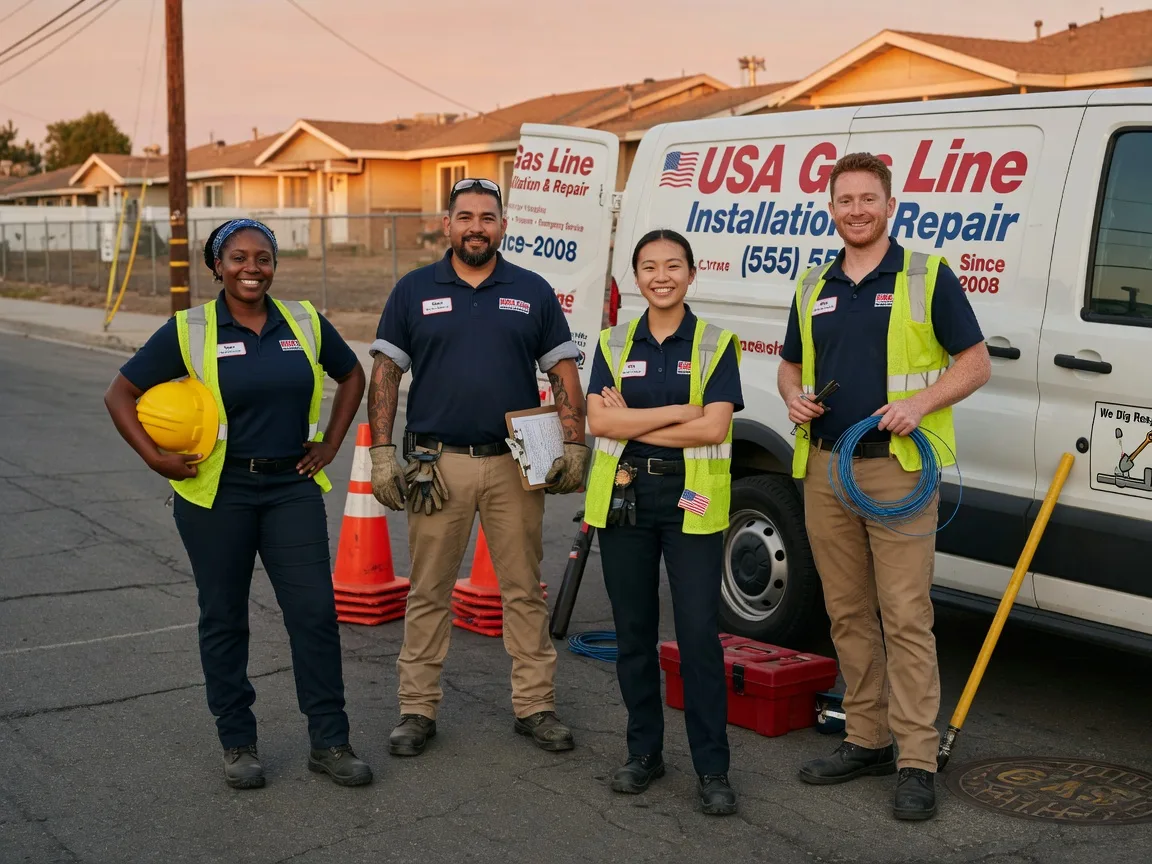 Gas Line Installation company in Milford, IL